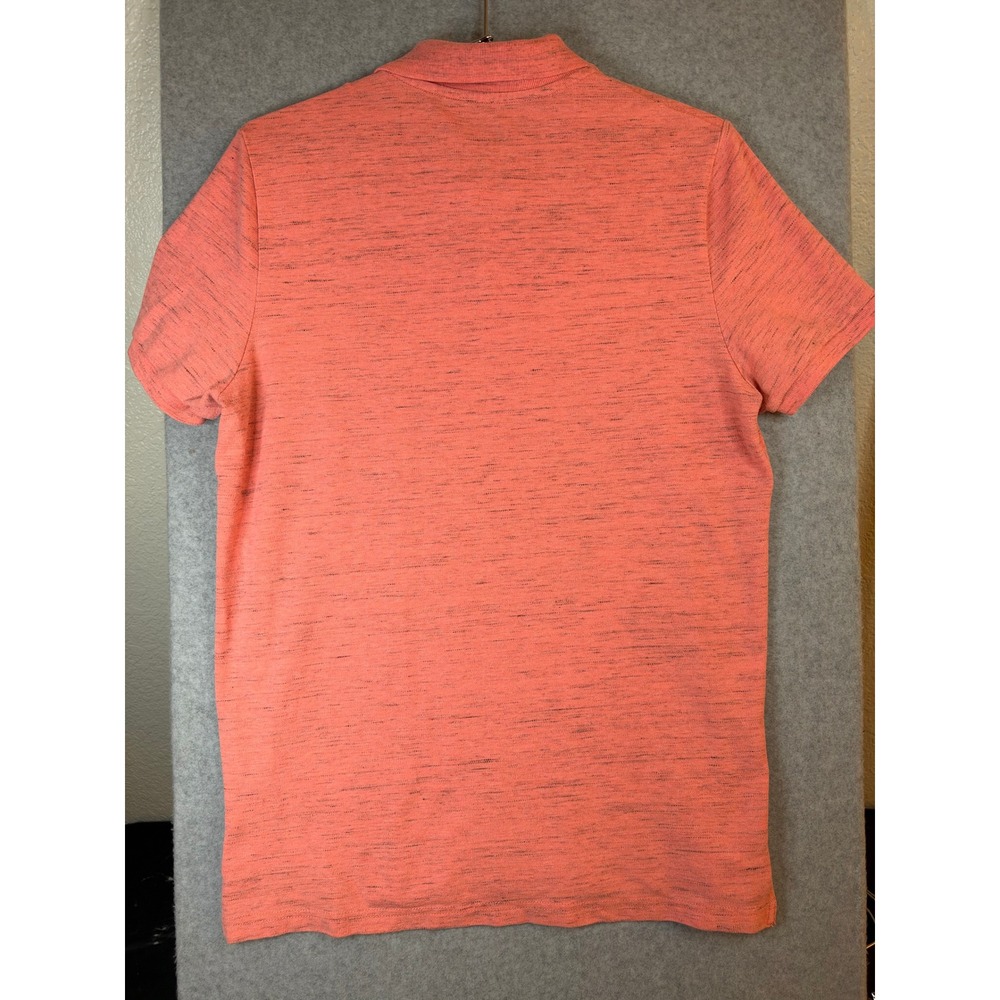 American Eagle Core Flex Polo Shirt Mens Medium Coral Orange Heather S/S